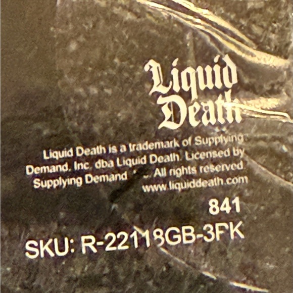 ODD SOX 3 PK Liquid Death Crew Socks sizes 6-13 NWT - Picture 8 of 10